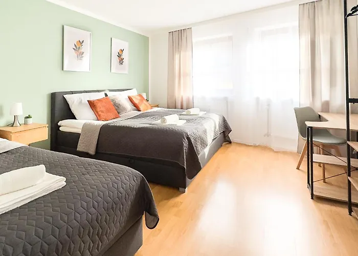 Lägenhet Moderne 3-zimmer-wohnung Im Zentrum- Tiefgarage Inklusive, Smart-tv, Shopping & Sightseeing Ums Eck *