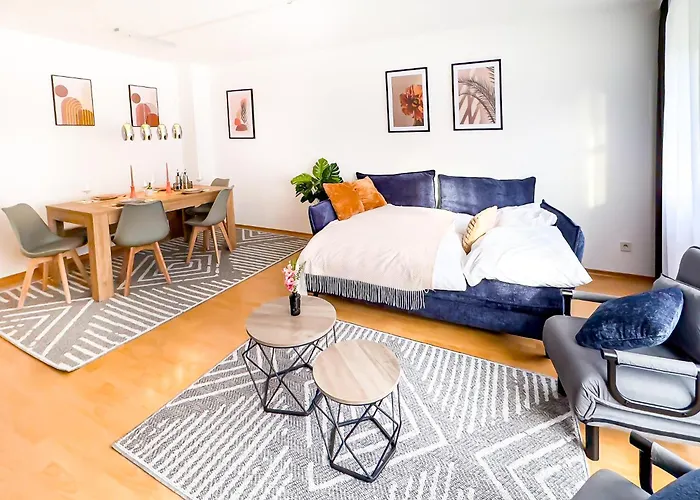 Apartman Moderne 3-zimmer-wohnung Im Zentrum- Tiefgarage Inklusive, Smart-tv, Shopping & Sightseeing Ums Eck Augsburg